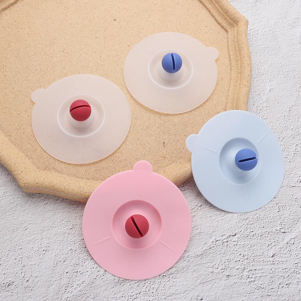 Nắp Đậy Cốc Trà / Cà Phê Bằng Silicone Chống Bụi Tái Sử Dụng Được
