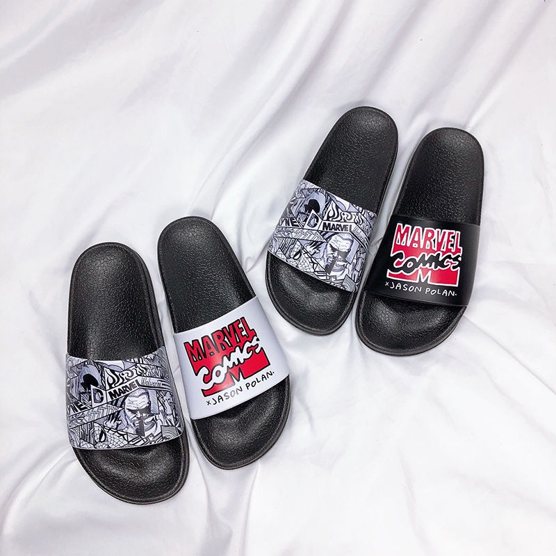 Dép Lê In Hoạ Tiết Anime Marvel Dành Cho Nam Và Nữ