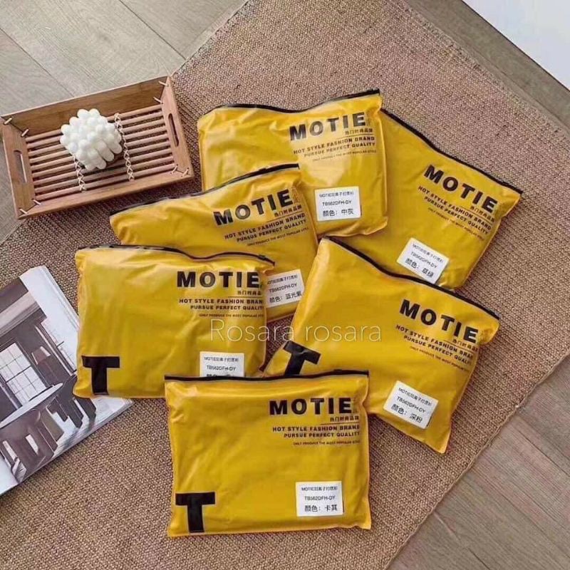 ÁO GIỮ NHIỆT MOTIE CỔ 3 PHÂN SIÊU ĐẸP