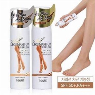 xịt chống nắng trắng da Yufit Airbrush tất phun che khuyết điểm chân sẹo bớt thâm mụn rạn da chống nắng SPF 50