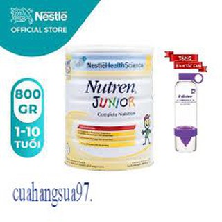 [Tặng bình vắt cam] Sữa bột Nutren Junior 800g