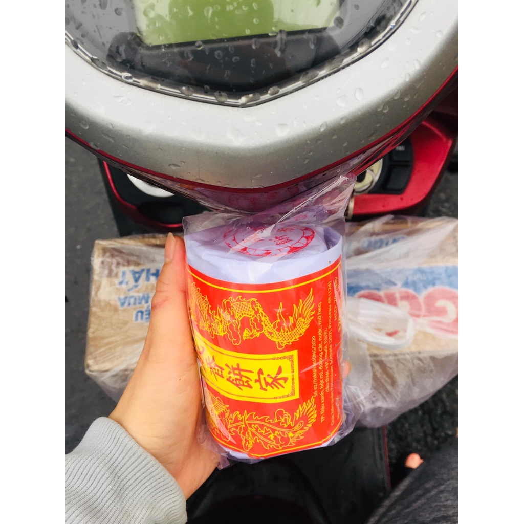 Bánh pía gói giấy nhân đậu xanh sầu riêng Thành Hương 320gr 4 cái