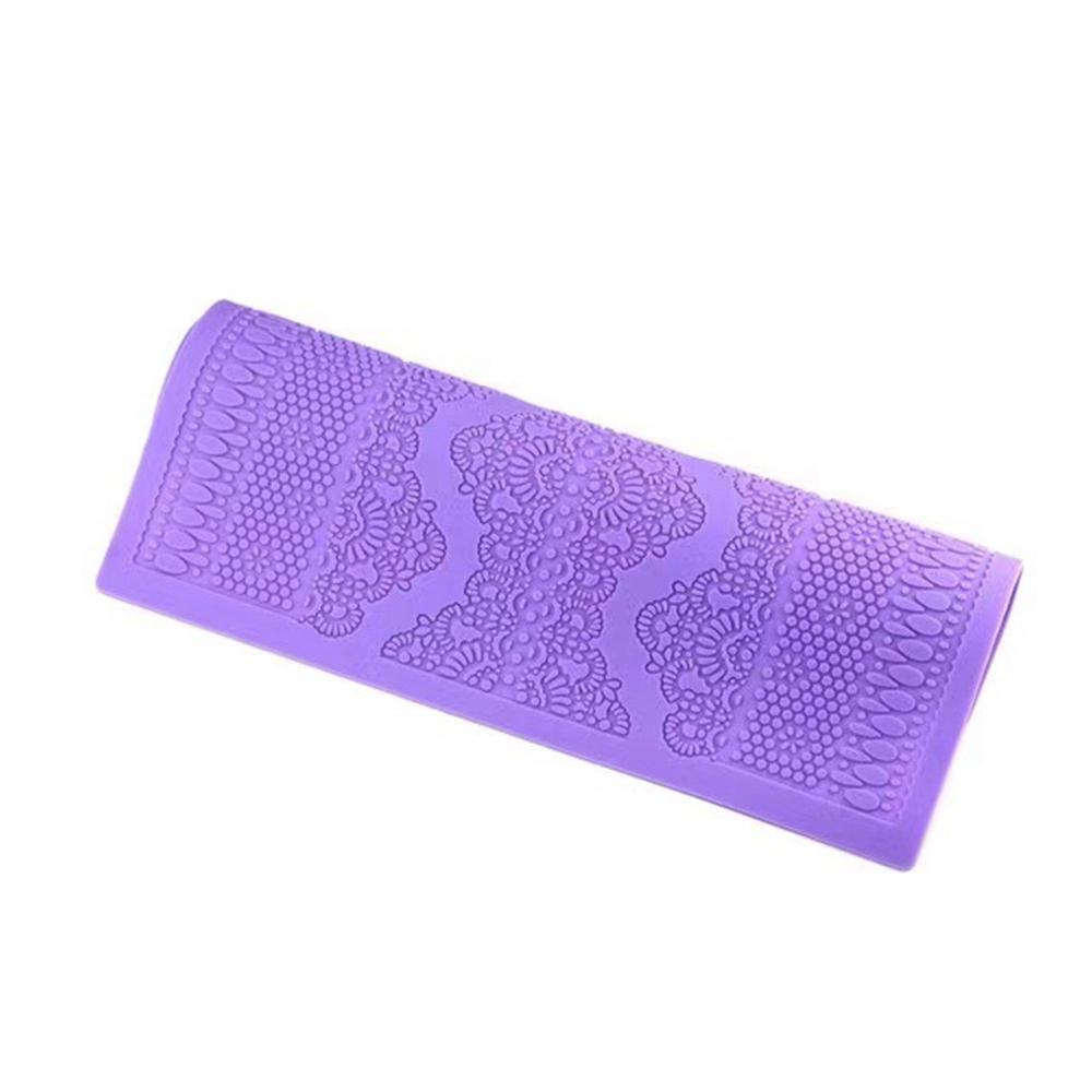 IVORY Khuôn Họa Tiết Ren Hoa Xinh Xắn Chuyên Dụng Cho Trang Trí Bánh