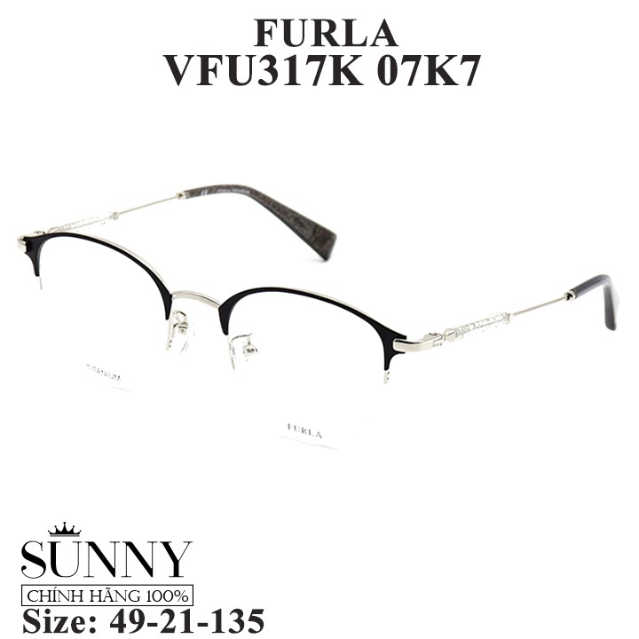 VFU317K - Gọng kính Furla chính hãng, bảo hành toàn quốc