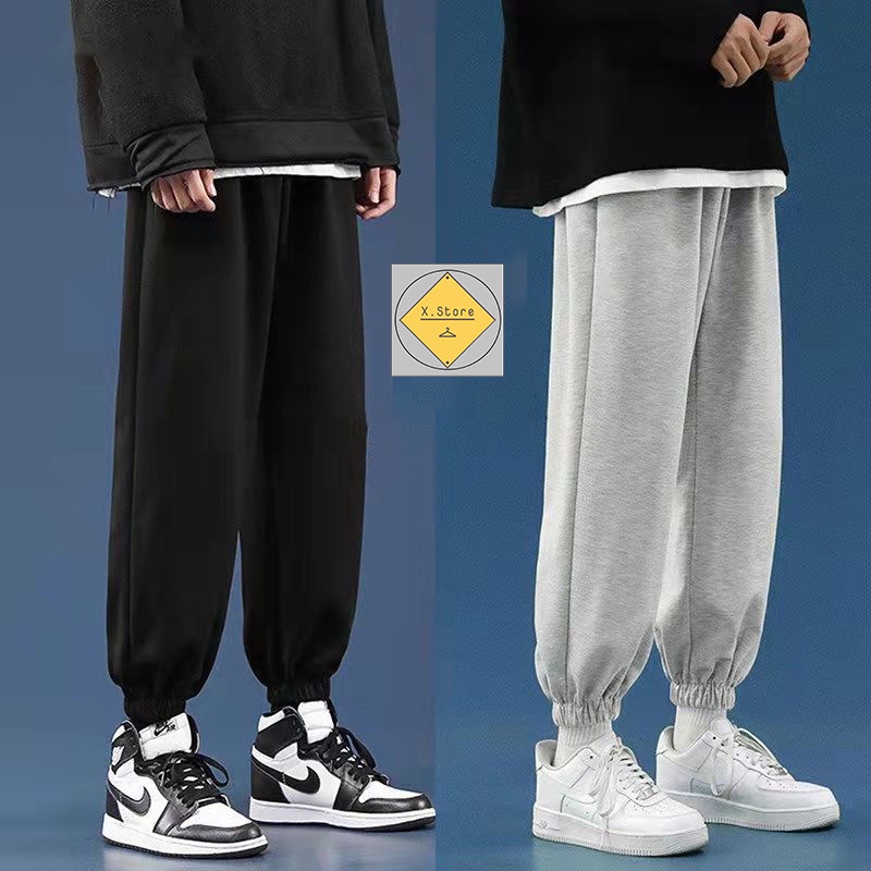 Quần nỉ jogger thể thao X.store form rộng thoải mái kiểu dáng unisex nam nữ mặc nhà, thể dục, đi chơi 579