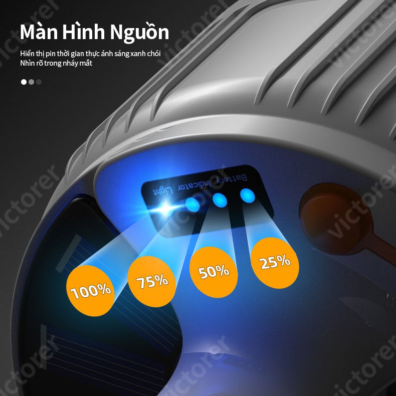 Bóng đèn LED năng lượng mặt trời điều khiển từ xa với 5 chế độ sạc được | BigBuy360 - bigbuy360.vn