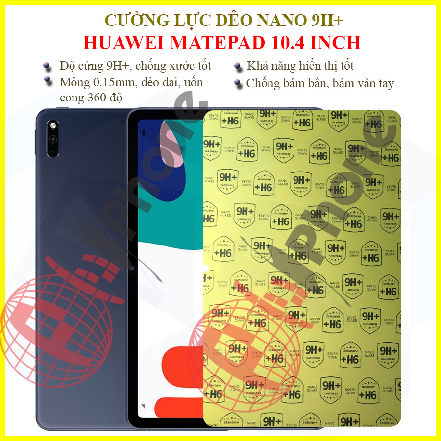 Dán cường lực dẻo nano trong hoặc nhám cho Huawei MatePad 10.4 inch - Dán Tablet