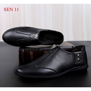 (SEN 11 ) GIẦY DA BÒ THỦ CÔNG 100%..bảo hành 12 tháng