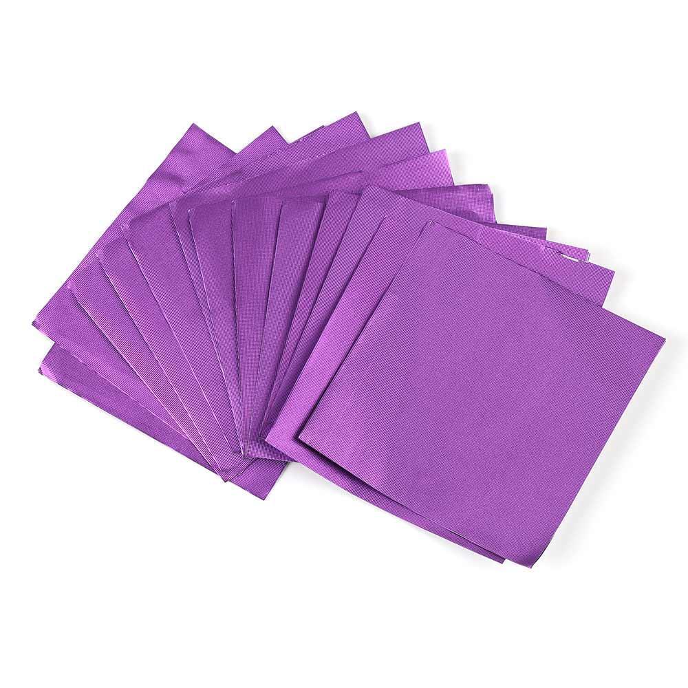 LET Set 100 Lá Nhôm Mạ Vàng Dùng Để Trang Trí Bánh Kem / Kẹo / Sô Cô La Tiện Dụng