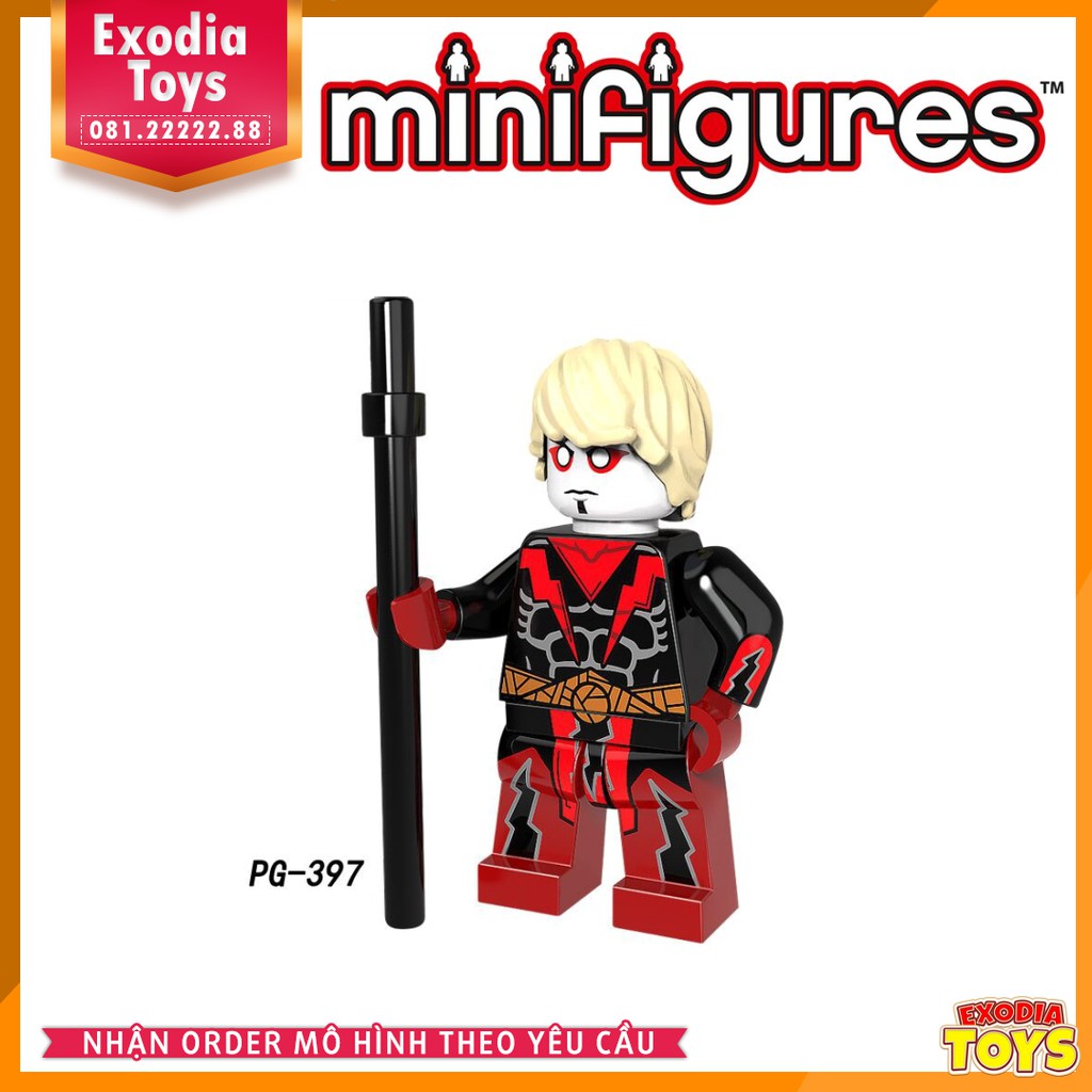 Xếp hình minifigure nhân vật siêu anh hùng Marvel - Đồ Chơi Lắp Ghép Sáng Tạo - POGO 8108