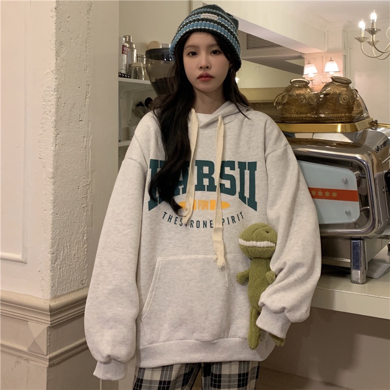 Áo hoodie SUXI dài tay thời trang Hàn Quốc cho nữ | BigBuy360 - bigbuy360.vn