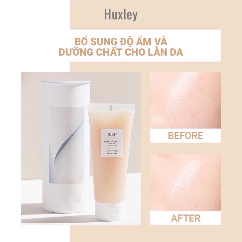 Mặt nạ ngủ huxley 120g tuýt lớn