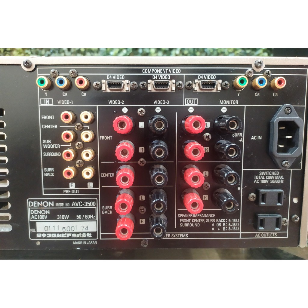 Amply DENON AVC-3500, liền DAC