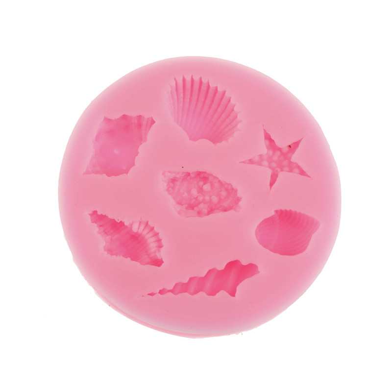 Khuôn Silicon Làm Bánh Kẹo Hình Sinh Vật Biển 3d