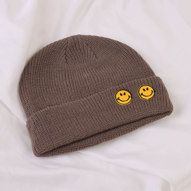 Mũ beanie dệt kim co giãn giữ ấm thời trang mùa đông cho bé
