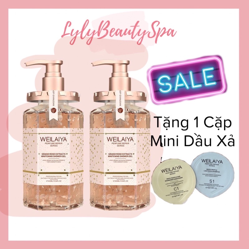 Sữa Tắm DAMASK WEILAIYA Dưỡng Da Mướt Mịn Với Mùi Thơm Quyến Rũ | BigBuy360 - bigbuy360.vn
