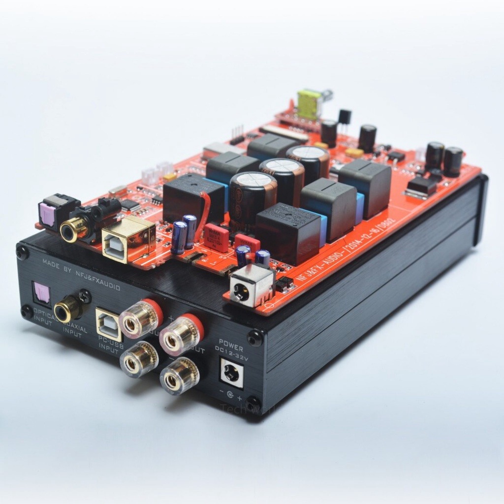 Amply FX-AUDIO D802 Tích Hợp DAC Giải Mã 2x80W
