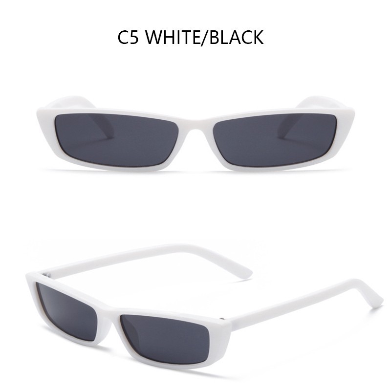 Kính mát gọng chữ nhật nhỏ thời trang nhiều màu tùy chọn