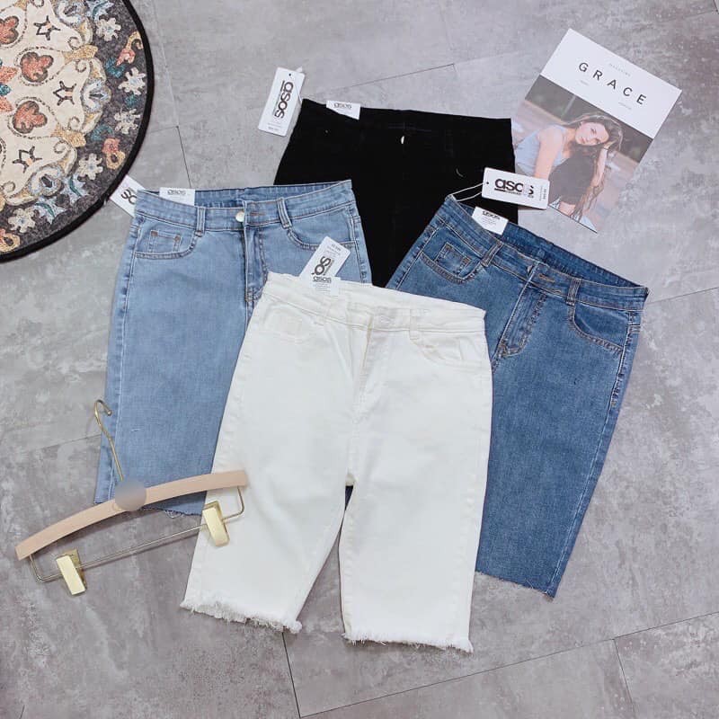 Quần lửng nữ chất jean đẹp M1258