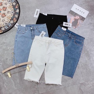 Quần lửng nữ chất jean đẹp M1258