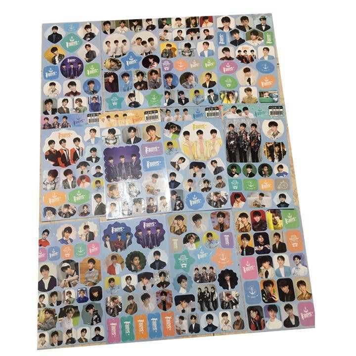 (Lẻ tấm) Sticker Tiêu Chiến Trần Tình Lệnh album sticker ảnh dán anime idol dễ thương Vương Nhất Bác