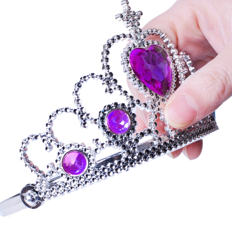 Vương Miện Công Chúa Bằng Nhựa Xinh Xắn Cho Bé Gái