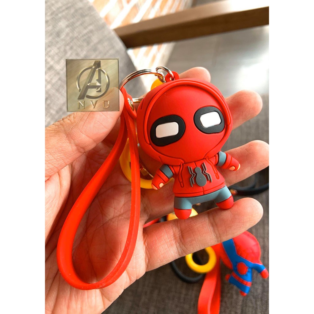 Móc khoá Marvel Chibi Ironman nhựa cao cấp