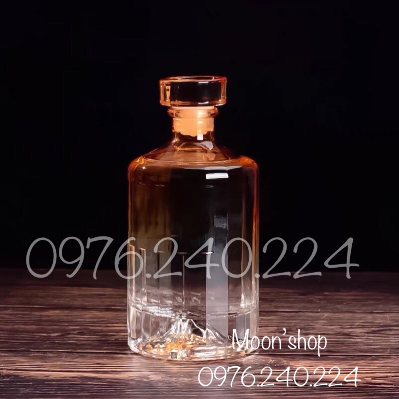 Bình đựng rượu thuỷ tinh mẫu Hibiki 500ml