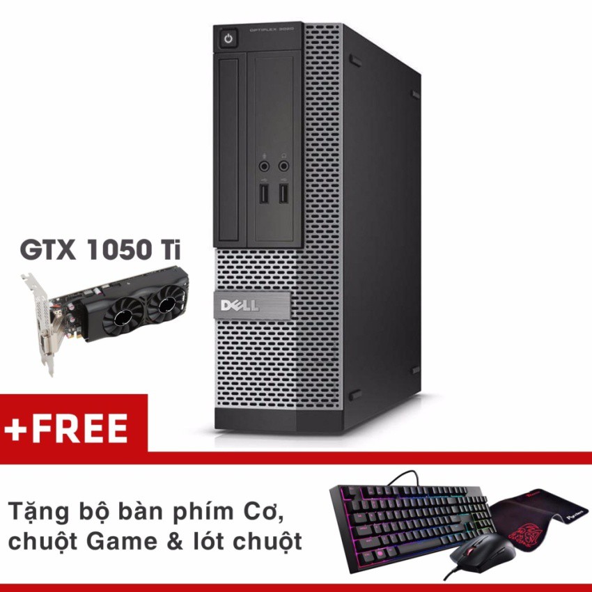 Máy tính chiến Game khủng Dell Optiplex 3020 SFF ( Pentium G3250, Ram 16GB, SSD 480GB) + Quà Tặng - Hàng Nhập Khẩu