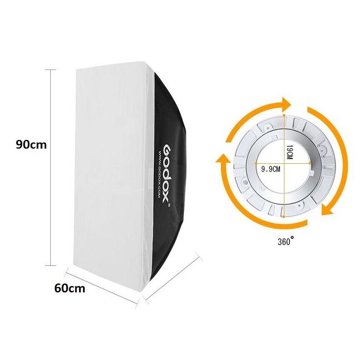 Bộ 2 đèn led Godox SL100W