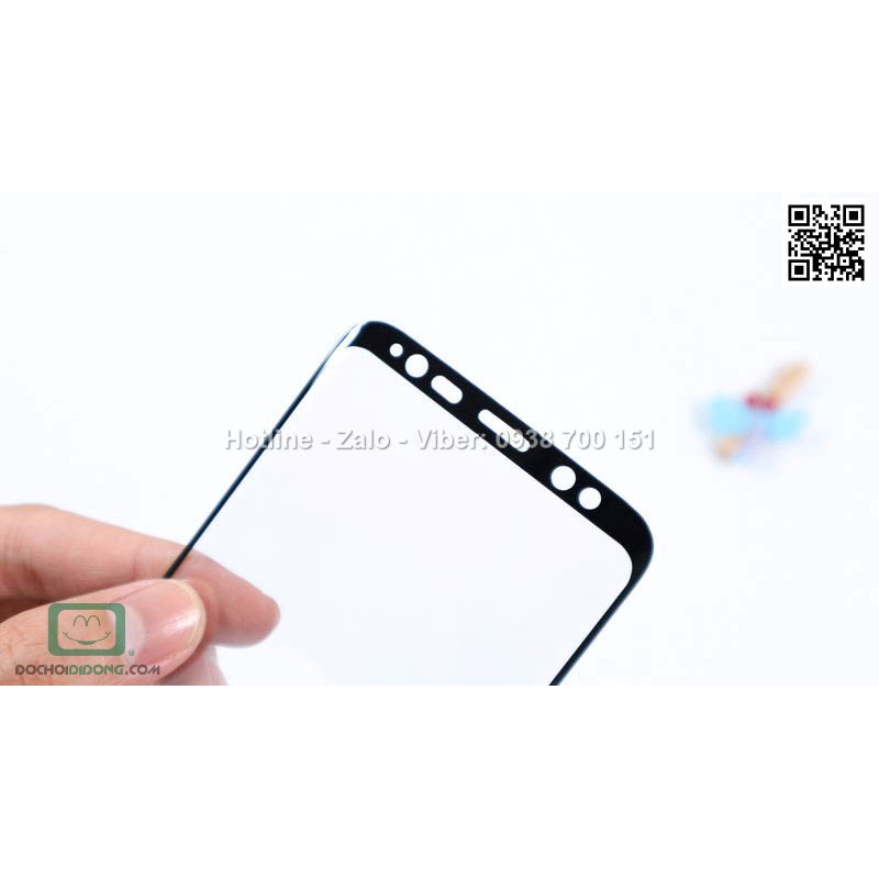 Miếng dán cường lực Samsung Galaxy S8 Nillkin 3D CP+ Max full màn hình 9H
