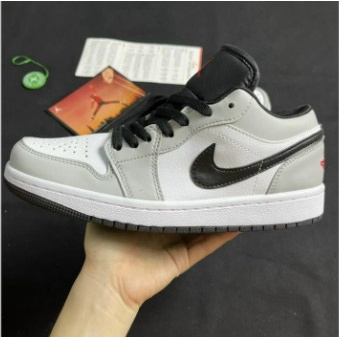 Giày Thể Thao Nam Nữ Jordan Xám Chỉ Đỏ Hàng Cao Cấp | BigBuy360 - bigbuy360.vn