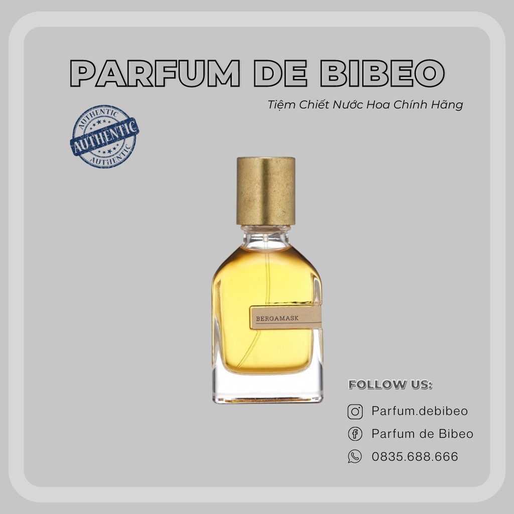 Parfum de Bibeo-Nước hoa thử ORTOPARISI BERGAMASK
