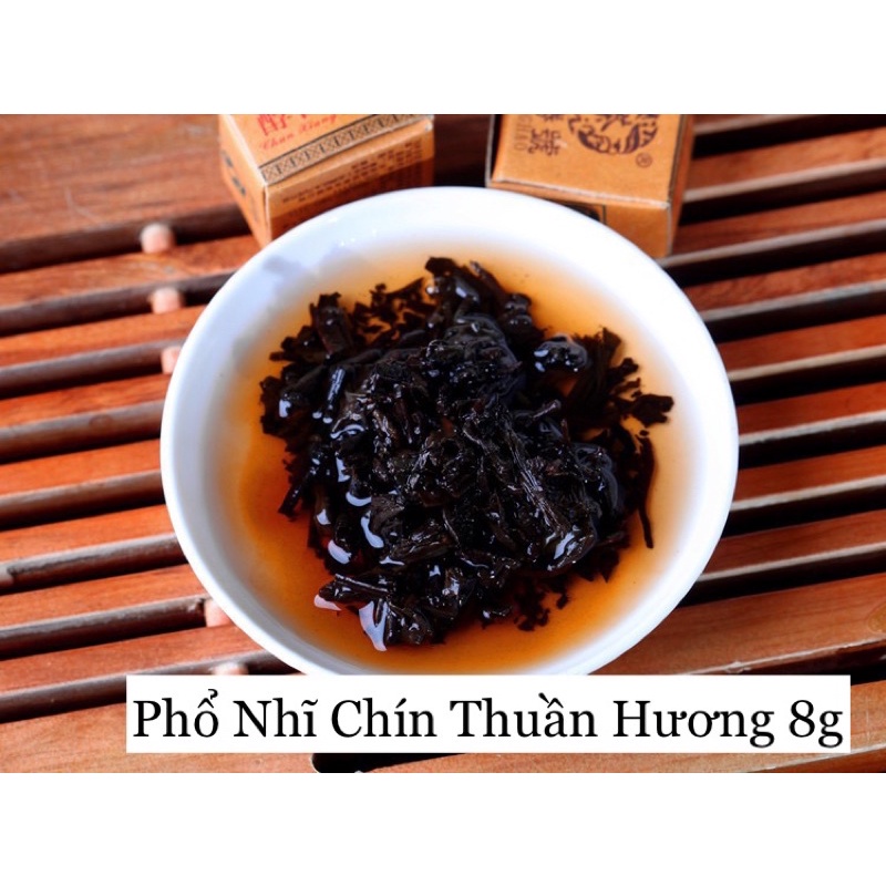 Trà Phổ Nhĩ Chín Viên Thuần Hương 8g Cao Cấp