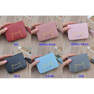 [SỈ RẺ NHẤT] Ví ngắn MINI CAT cute CỰC BỀN ĐẸP
