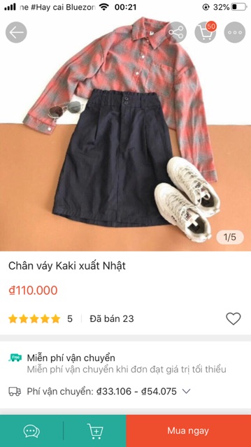 Chân váy kaki vnxk xuất nhật dư xịn freesize khaki | BigBuy360 - bigbuy360.vn