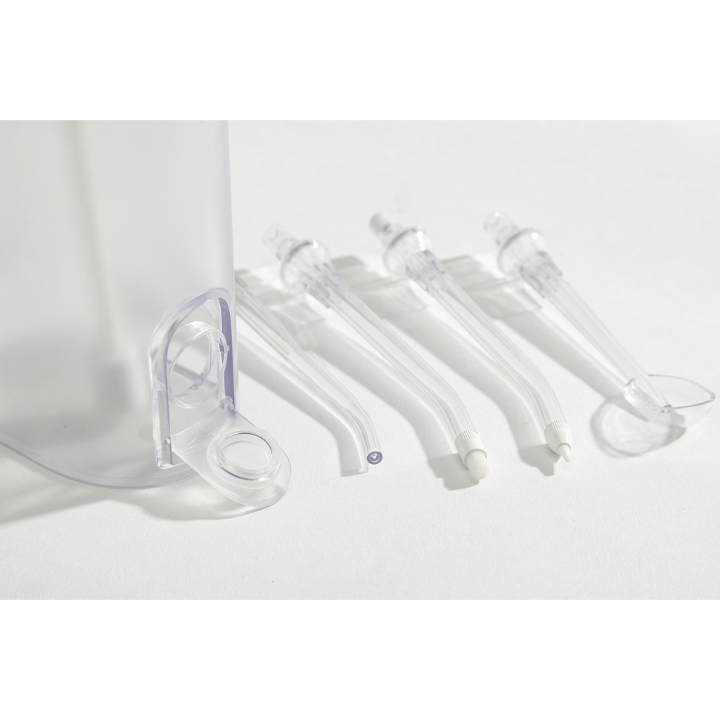 Tăm nước Xiaomi Mijia MEO701 vệ sinh sạch sẽ răng miệng, công suất mạnh mẽ, 4 đầu thay thế linh hoạt cho cả niềng răng