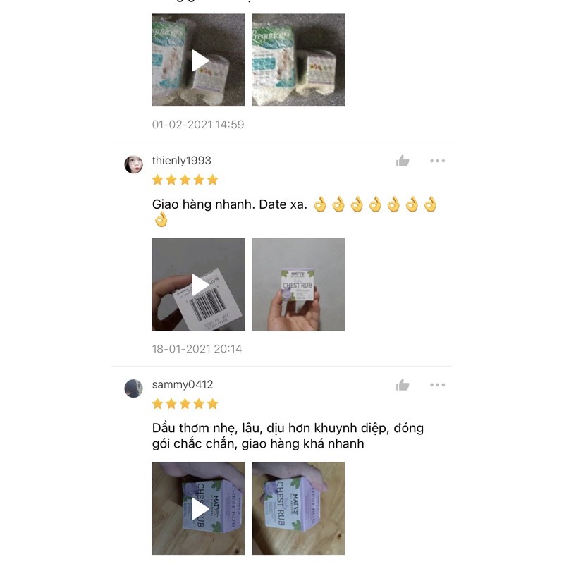 Dầu bôi ấm ngực, giảm ho Maty’s cho bé từ 3m+