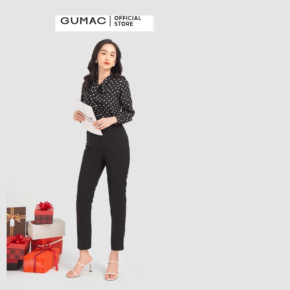 Áo sơ mi chấm bi AB12001 GUMAC | BigBuy360 - bigbuy360.vn