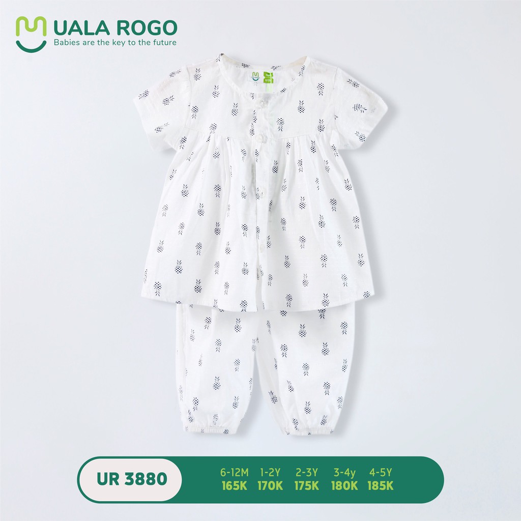 [Mã SKAMCLU8 giảm 10% cho đơn từ 100K] [CHÍNH HÃNG] Bộ QA hoạ tiết Dứa và Thỏ UalaRogo