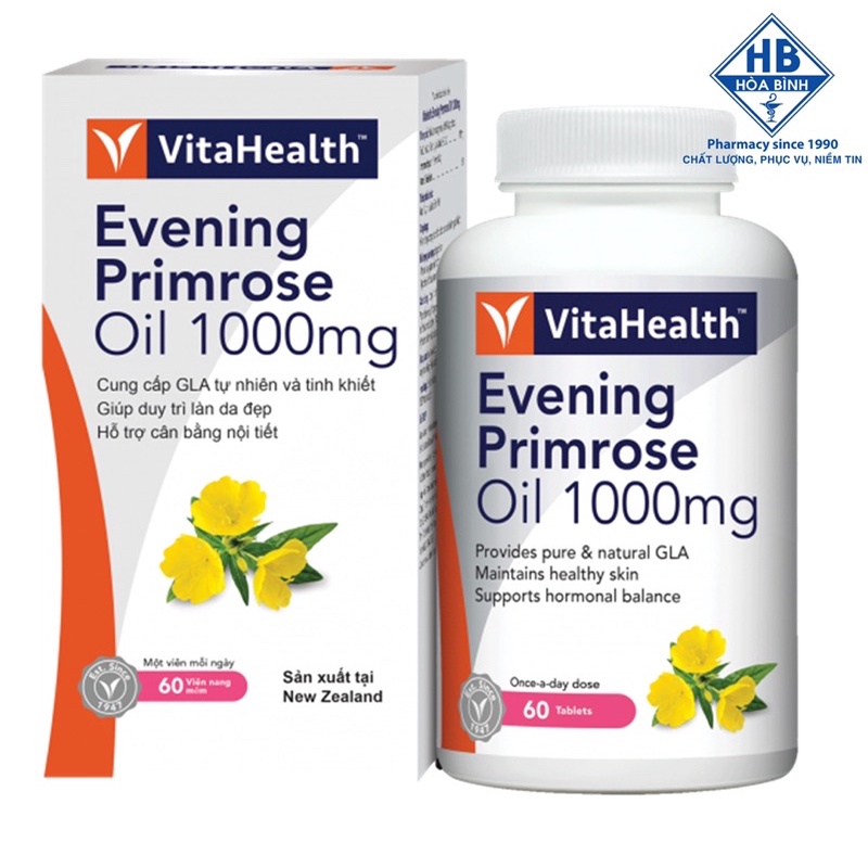 VITAHEALTH - VIÊN UỐNG CÂN BẰNG NỘI TIẾT TỐ NỮ EVENING PRIMROSE OIL
