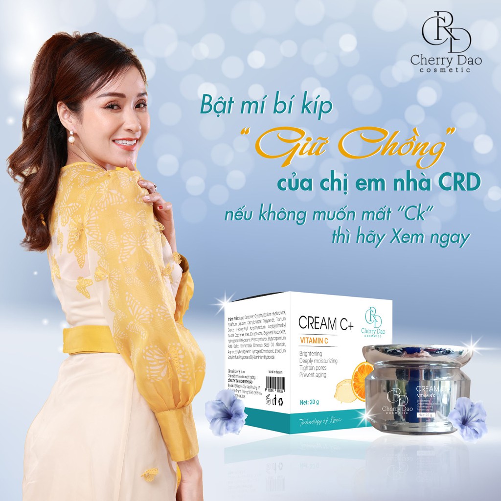 Kem face dưỡng trắng da nâng tông CREAM C+CRD