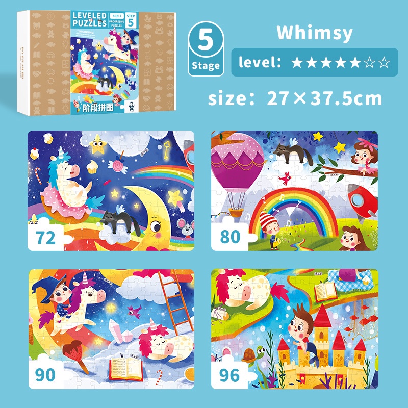 Bộ Đồ Chơi Xếp Hình 7 Lớp Phát Triển Trí Thông Minh Cho Trẻ Em