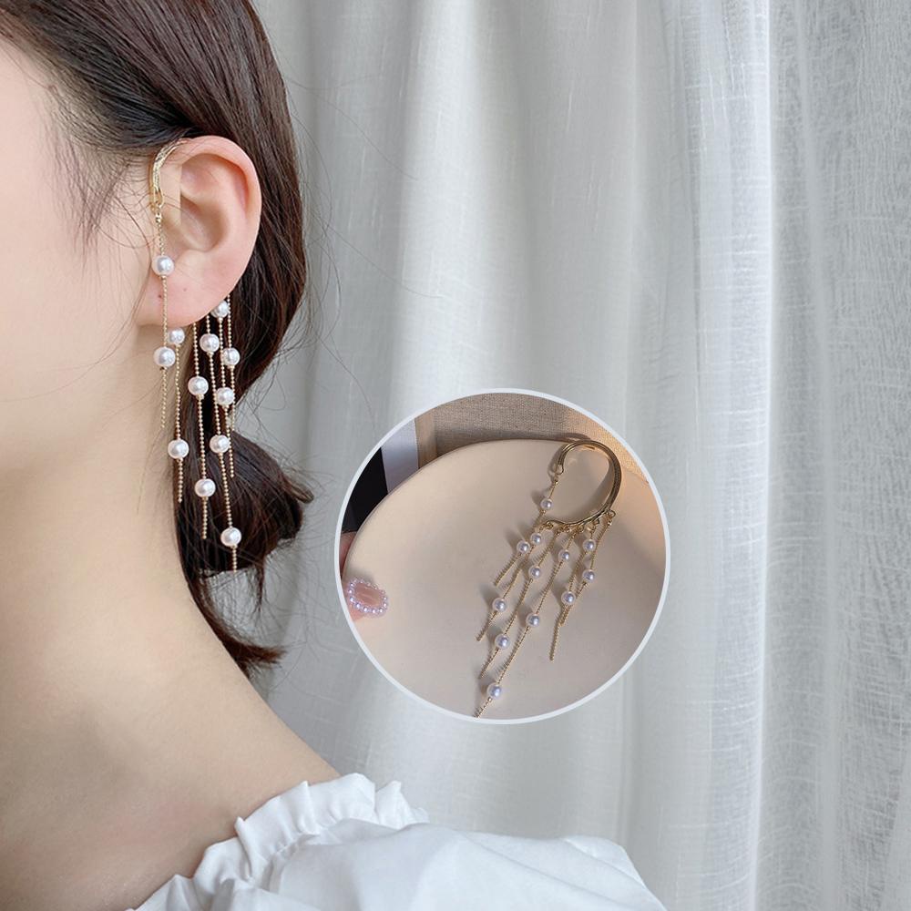 Bông Tai Thả Thời Trang Cho Nữ|Bông Tai Tua Rua Cổ Điển