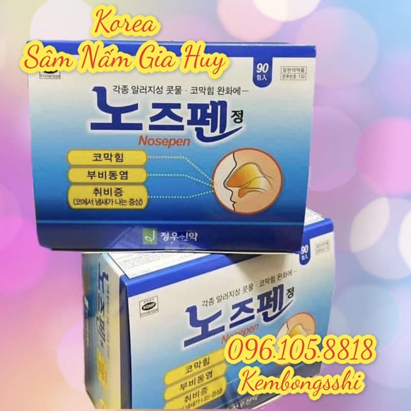 Viên Xo.ang Hàn Quốc, Hộp 90 Gói