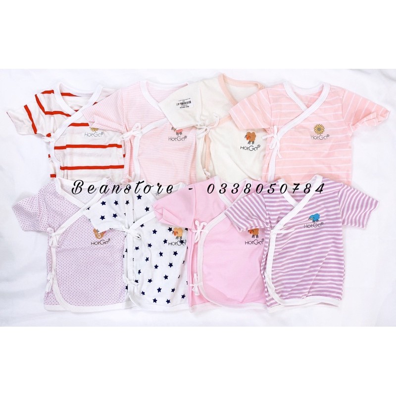 Áo lẻ cột dây Hotga cho bé 0-5m