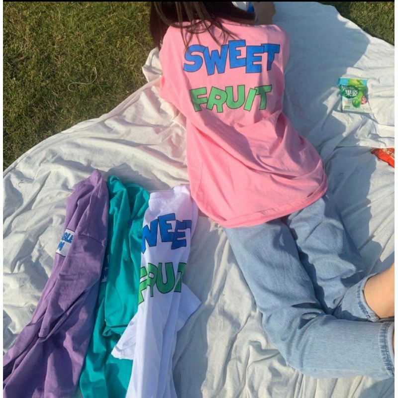 Áo Thun Tay lỡ Unisex BUBBLE GUM