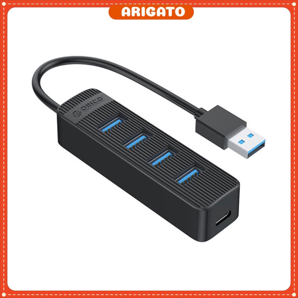 Bộ chia USB 1 ra 4 cổng USB 2.0 3.0 Hub chia USB Orico bảo hành 06 tháng ARIGATO HUB2 hàng xịn