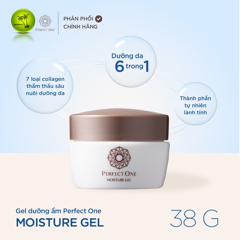 38gr Perfect One Moisture Gel giúp dưỡng ẩm, cấp nước, khoẻ mạnh mịn màng