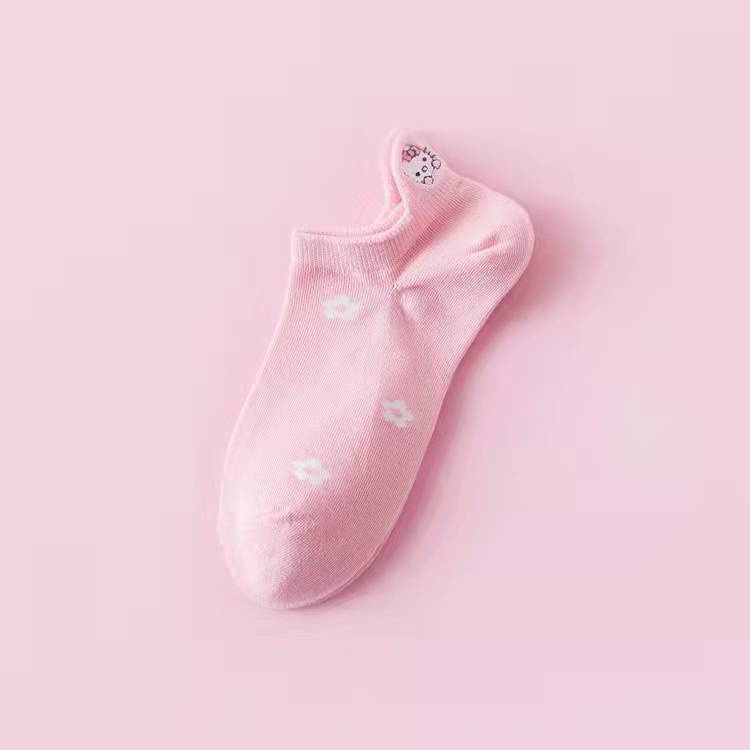 Tất / vớ chân cotton hình Hello Kitty / Doraemon